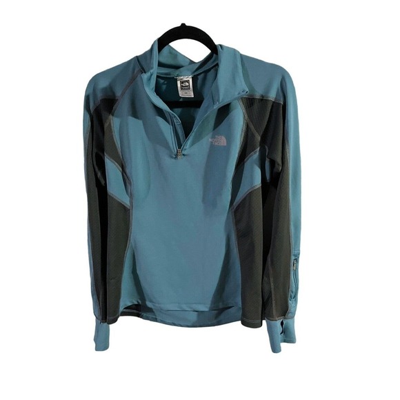The North Face Tops - NWOT The North Face Womens Blue VaporWick Flight Series 1/4 Zip Pullover Size M